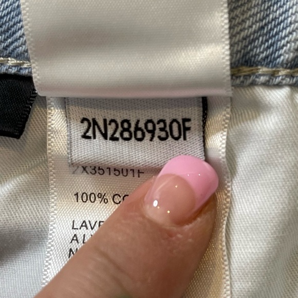 Celine Womens High Rise Flare Jeans Size 26 Light Wash Front Slits - Picture 8 of 11